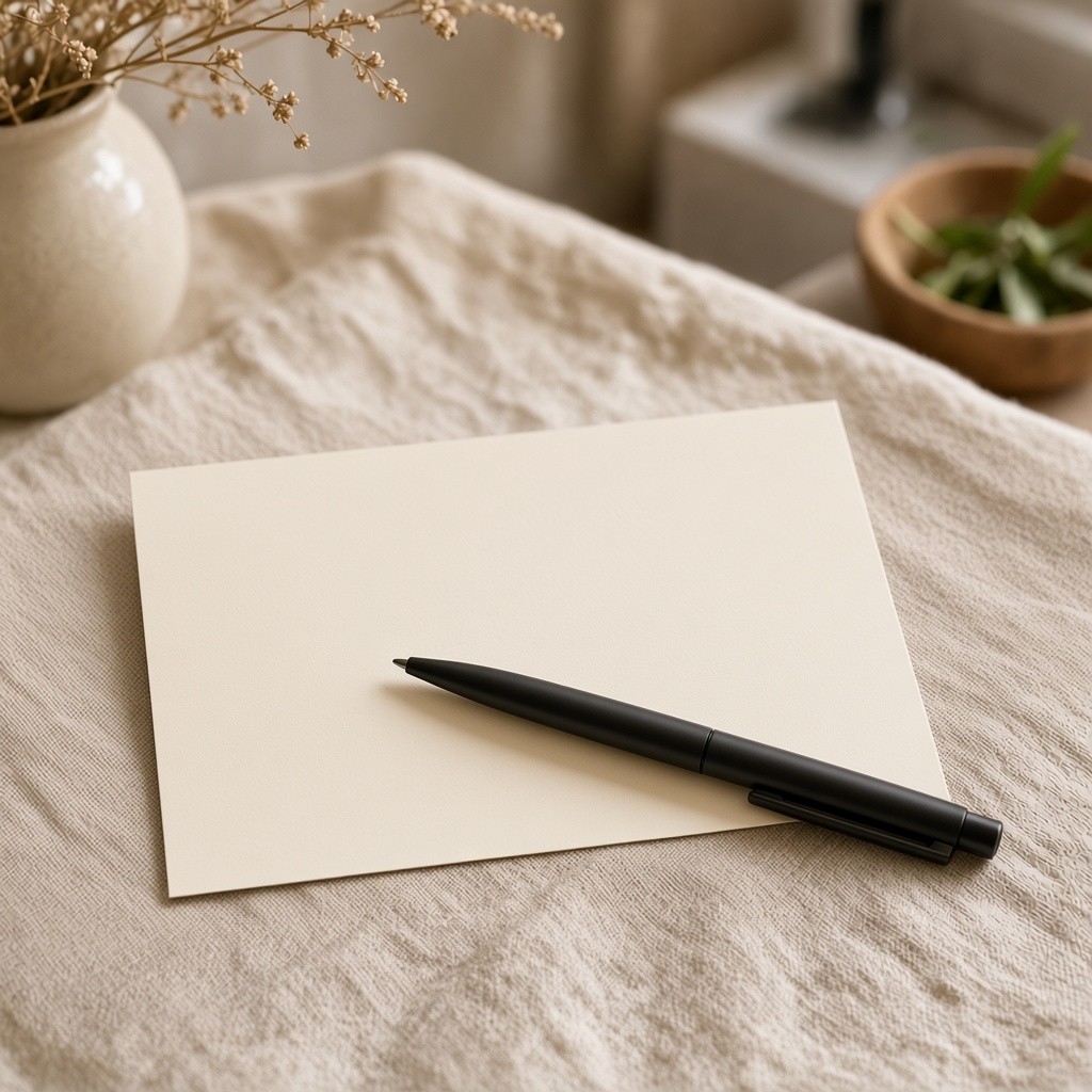 Handwritten card